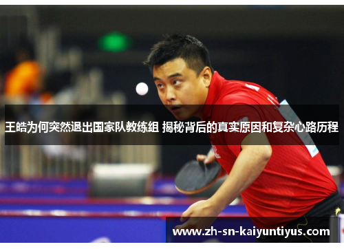 王皓为何突然退出国家队教练组 揭秘背后的真实原因和复杂心路历程