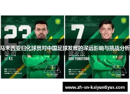 马来西亚归化球员对中国足球发展的深远影响与挑战分析 马来西亚归化球员对中国足球发展的深远影响与挑战分析
